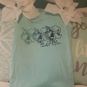Seafoam colored tank top